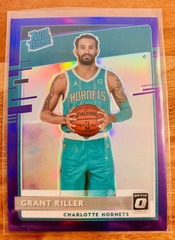 2020-21 Donruss Optic Purple Prizm Rated Rookie Grant Riller #200vCharlotte Hornets